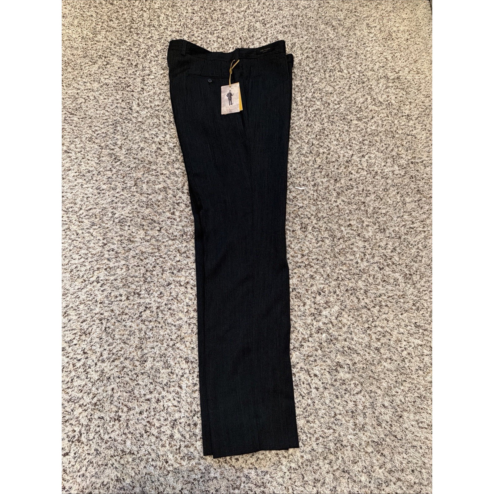 Ted Baker London Men's New Trousers Dress Pants Sz 36r %100 Wool Gray